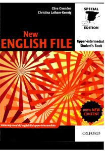 New English File Upper.Intermedio - Student´s Book