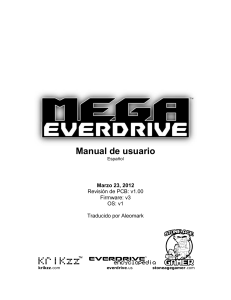 Mega EverDrive Manual SPANISH PCBv1.00 FWv3 OSv1