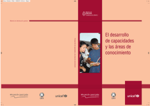 El desarrollo de las capacidades y las áreas de conocimiento - MIN EDU ARGENTINA