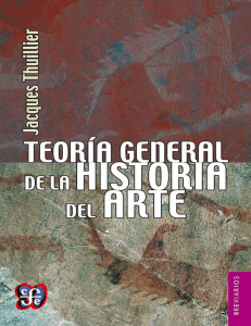 Teoría general de la historia del arte - Jacques Thuillier