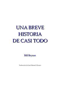 Bryson, Bill - Una breve historia de casi todo [R1]