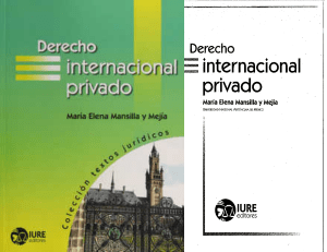 LIBRO DER. INTER. PRIVADO Manzilla