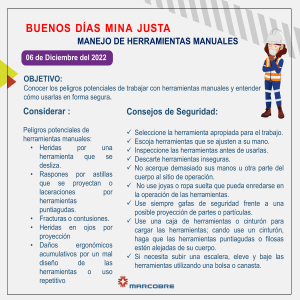 Buenos Dias Mina Justa 2022.12.06