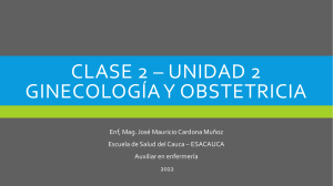 Clase 2 - Unidad 2 Ginecologia y Obstetricia