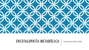 Encefalopatía metabólica