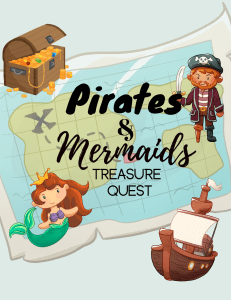 Pirates and Mermaids Printable Board Game