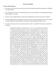 SOPA DE LETRAS