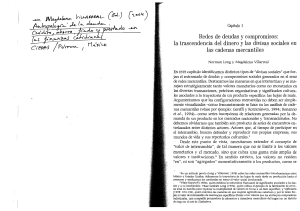 LONG, N & VILLAREAL, M Redes de deudas y compromisos  La trascendencia del dinero y las divisas sociales en las cadenas mercantiles