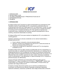 ICF Código de Ética 2019 español