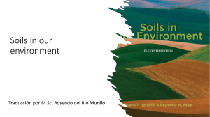 soils in our environmente. chapter 6