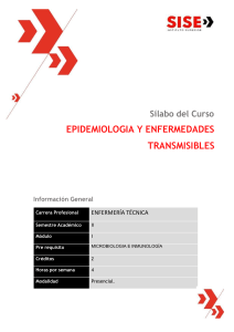 7083 - CICLO II - EPIDEMIOLOGÍA Y ENFERMEDADES TRANSMISIBLES
