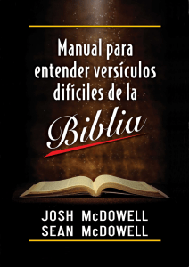 Manual para entender versículos difíciles de la Biblia .-  Josh McDowell & Sean McDowell