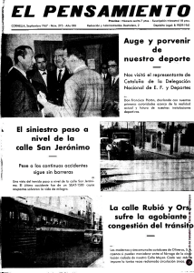 EL PENSAMIENTO DE CORNELLA NUM 275 1967