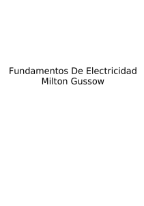 Fundamentos de la Electricidad Milton Gussow