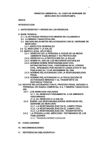 Caso Choropampa Derecho ambiental