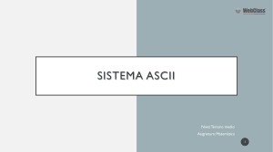 Sistema AsCII