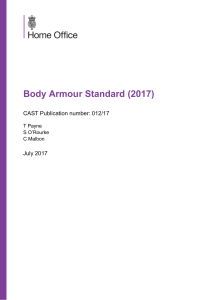 Home Office Body Armour Standard [FINAL VERSION]1
