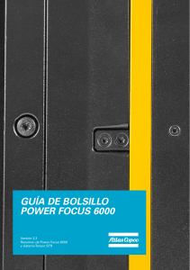 GUÍA DE BOLSILLO POWER FOCUS Versión 2.3 Resumen de Power Focus 6000 y sistema Tensor STR