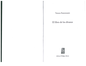 Kamenszain, Tamara El libro de los divanes