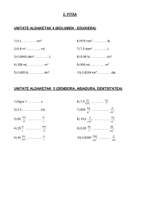 1.G. 2.Fitxa Unitate aldaketak 4, 5  (Bolumen-edukiera) (Denbora-Abiadura-Dentsitatea) (1)