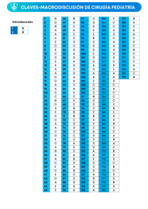 CIRUGIA PEDIATRICA Claves