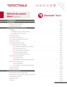 Manual App Efectivale Móvil