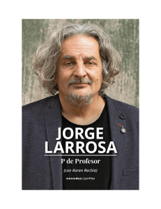 P De Profesor - Jorge Larrosa