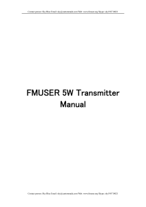 5W-CZH-5C-FM-Transmitter-English-Manual
