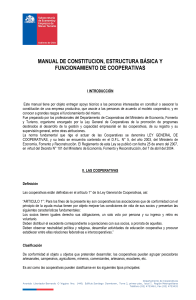 MANUAL DE CONSTITUCION DE COOPERATIVAS