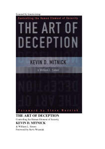 Kevin Mitnick - The Art of Deception