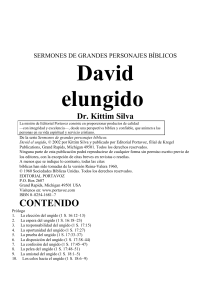 DAVID EL UNGIDO SERMONES. Kittim   Silva