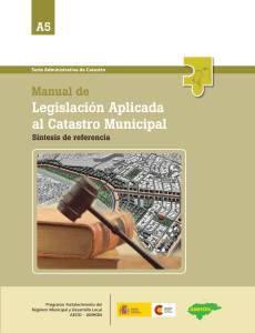 Catastro Legislacion municipal