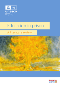 Education in prison 2021