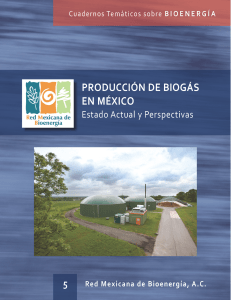 Producción de biogás en México
