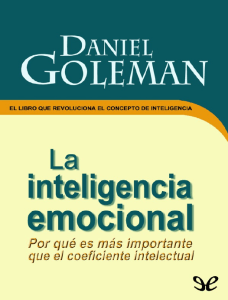 LIBRO-INTELIGENCIA EMOCIONAL-DANIEL GOLEMAN