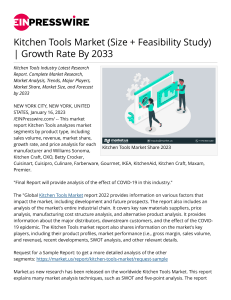 EINPresswire-611553760-kitchen-tools-market-size-feasibility-study-growth-rate-by-2033