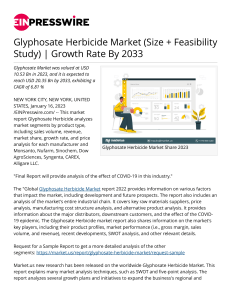 EINPresswire-611572697-glyphosate-herbicide-market-size-feasibility-study-growth-rate-by-2033