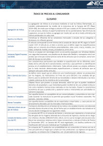 Glosario del Índice de Precios al Consumidor (IPC)