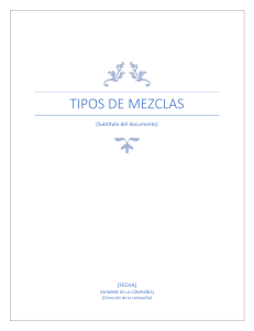 TAREA TIPOS DE MEZCLAS 1