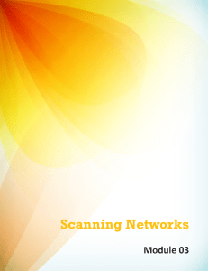 CEHv8 Module 03 Scanning Networks
