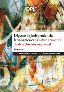 digesto jurispru latinoamericana crimenes de derecho internacional 2013