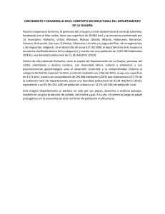 CRECIMIENTO Y DESARROLLO EN EL CONTEXTO SOCIOCULTURAL DEL DEPARTAMENTO DE LA GUAJIRA