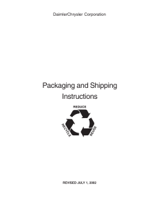 DCX Packaging Manual