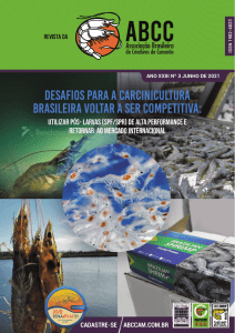 Exigências de minerais para camarões marinhos - atualização