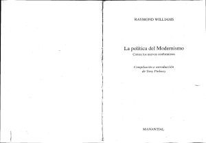 Williams Raymond - La politica del modernismo