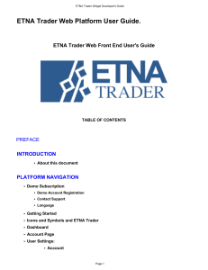 BMS Trader Trader Web Platform User Guide