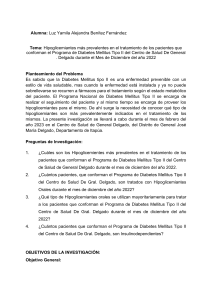 Tema para tesis Dra Luz Benítez