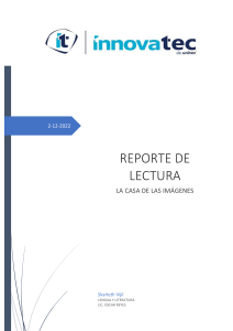 REPORTE DE LECTURA