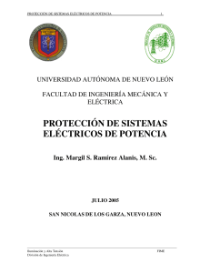 PROTECCION DE SISTEMAS ELECTRICOS DE POT