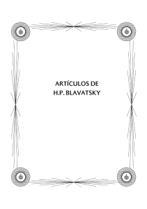 Blavatsky ARTICULOS